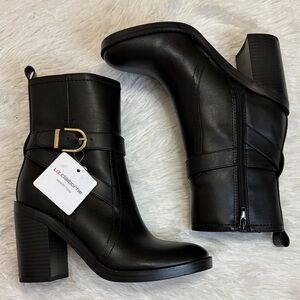 Liz Claiborne Black Heeled Boots